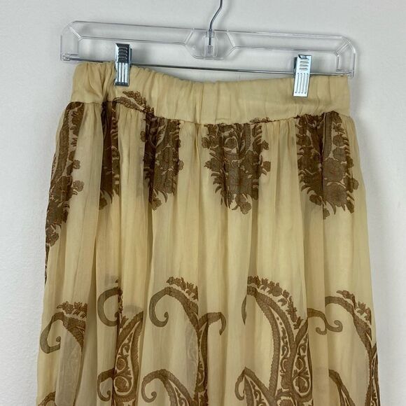 EARTHBOUND Cream and Brown Maxi Skirt - Picture 7 of 13